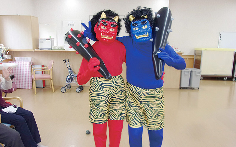 節分行事の様子